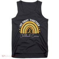 Childhood Cancer Awareness Gold Ribbon Tank Top thumb 0