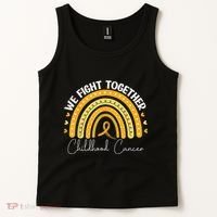 Childhood Cancer Awareness Gold Ribbon Tank Top thumb 2