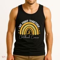 Childhood Cancer Awareness Gold Ribbon Tank Top thumb 3