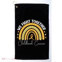Childhood Cancer Awareness Gold Ribbon Golf Towel thumb 0