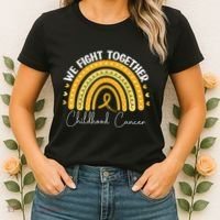 Childhood Cancer Awareness Gold Ribbon Women's T-Shirt thumb 2