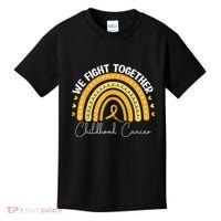 Childhood Cancer Awareness Gold Ribbon Kids T-Shirt thumb 0
