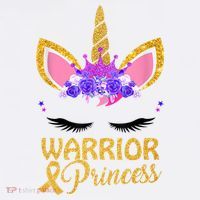 Childhood Cancer Awareness Unicorn Warrior Princess Coffee Mug thumb 5
