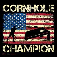 Cornhole Champion American Flag Bucket Hat thumb 4