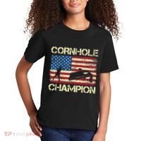 Cornhole Champion American Flag Kids T-Shirt thumb 2