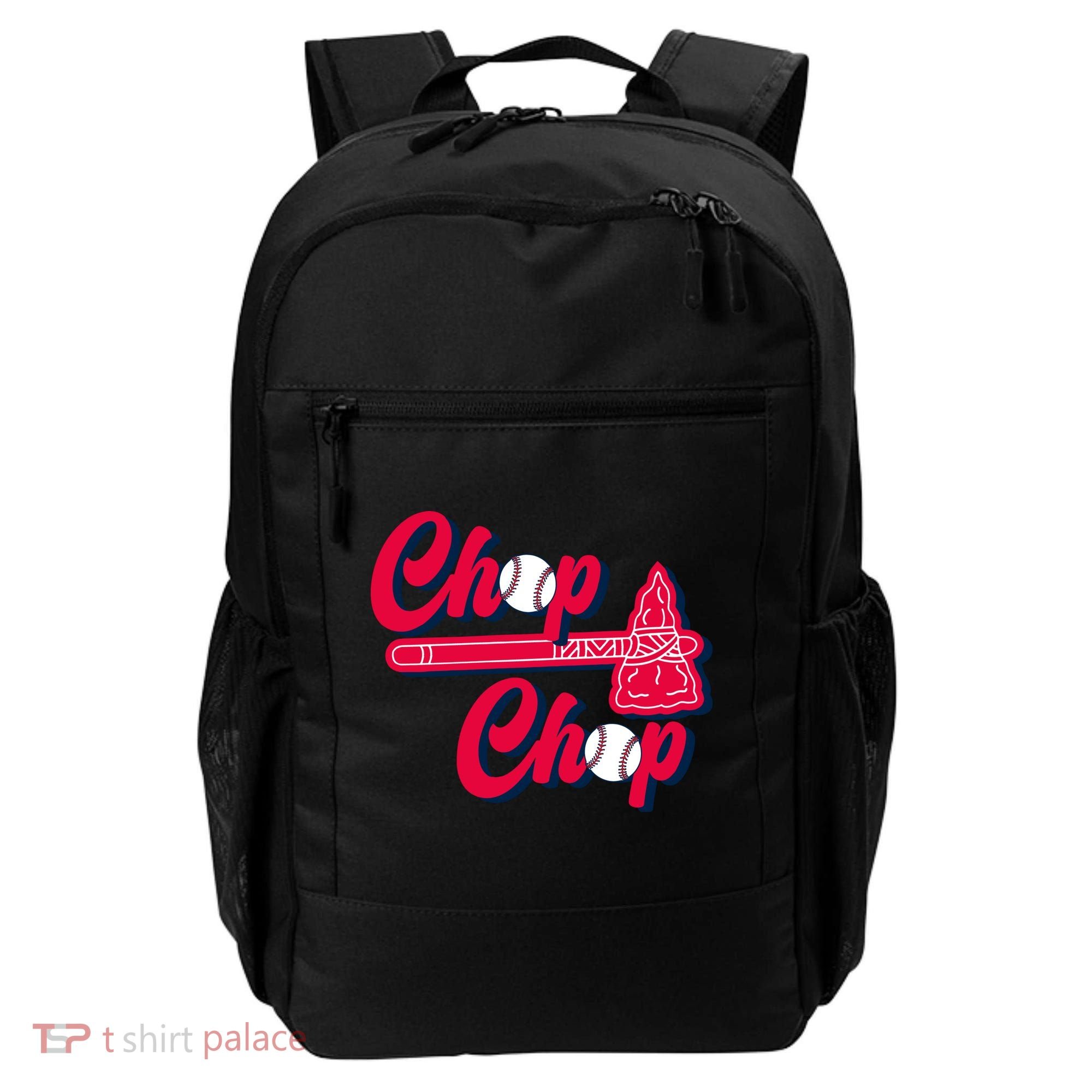 Chop Chop Atlanta Baseball Lover Fan Backpack