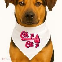 Chop Chop Atlanta Baseball Lover Fan USA-Made Doggie Bandana thumb 1