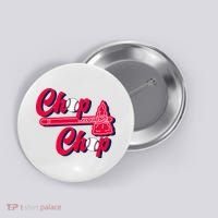 Chop Chop Atlanta Baseball Lover Fan Button thumb 0