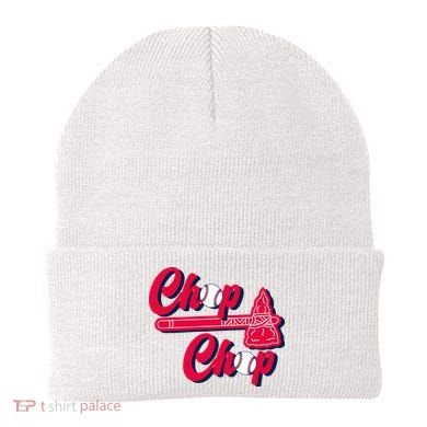 Chop Chop Atlanta Baseball Lover Fan Beanie