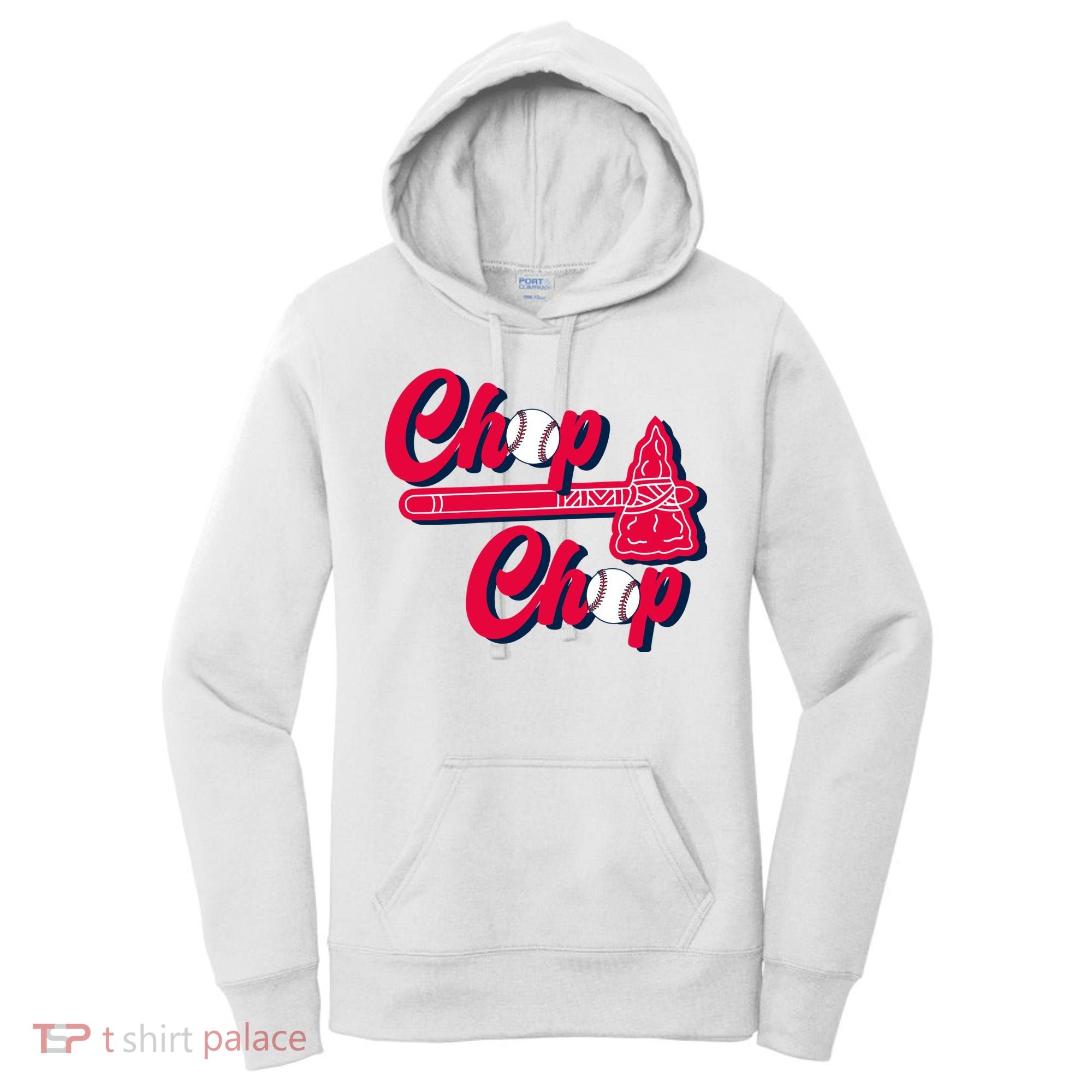Chop Chop Atlanta Baseball Lover Fan Women's Hoodie