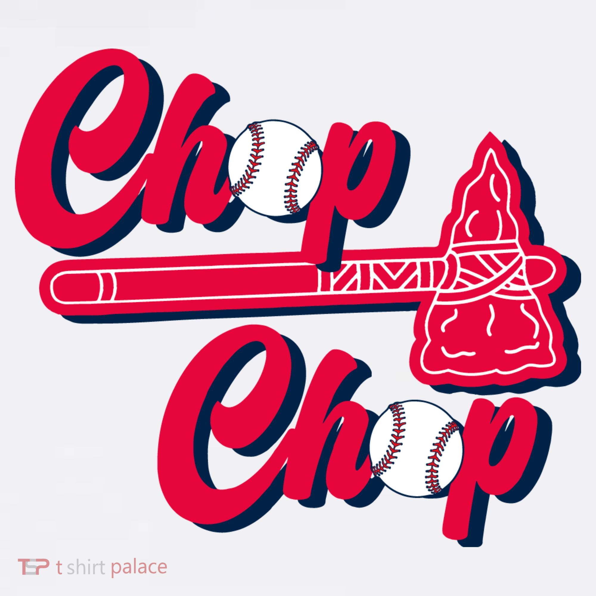 Chop Chop Atlanta Baseball Lover Fan Baby Bodysuit