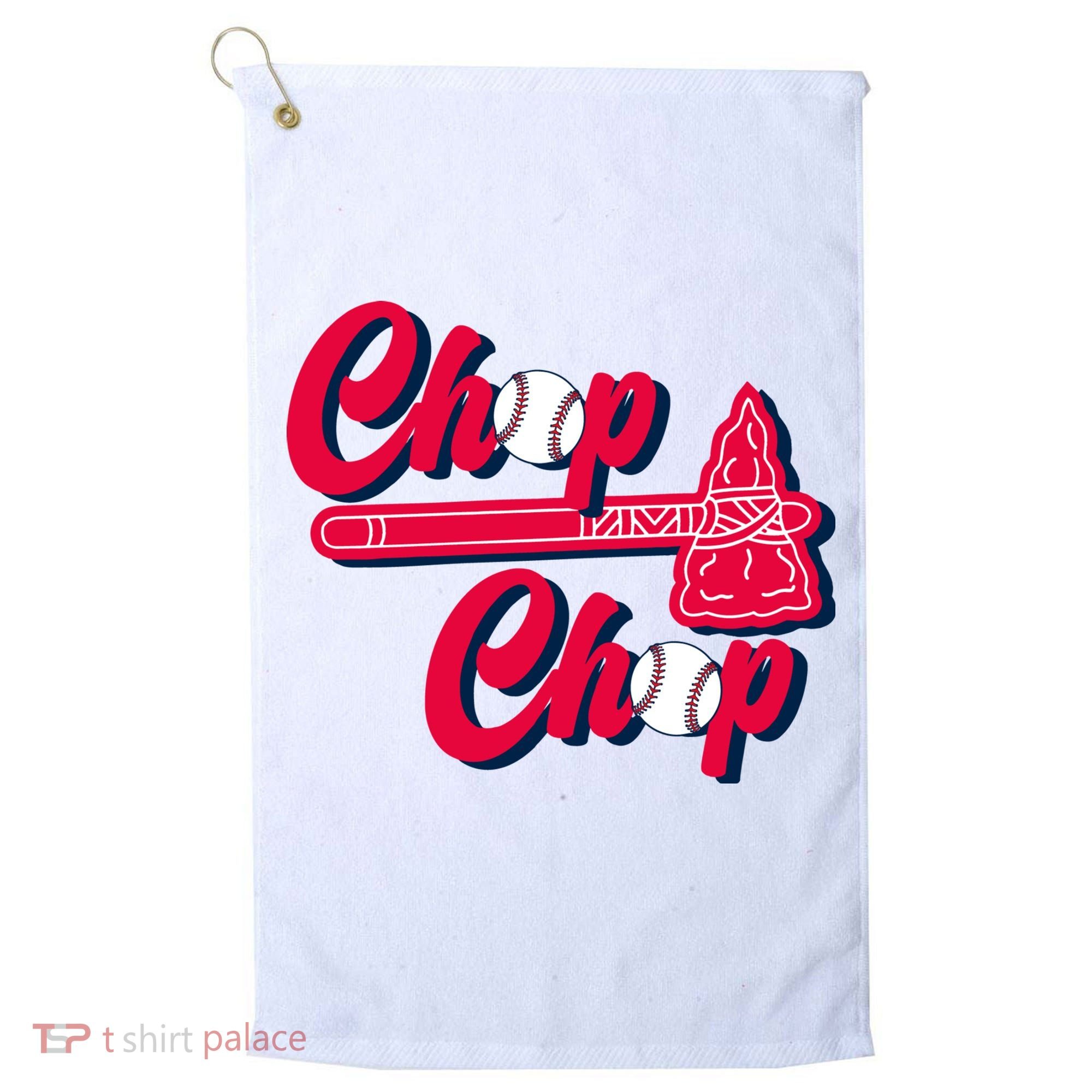 Chop Chop Atlanta Baseball Lover Fan Golf Towel