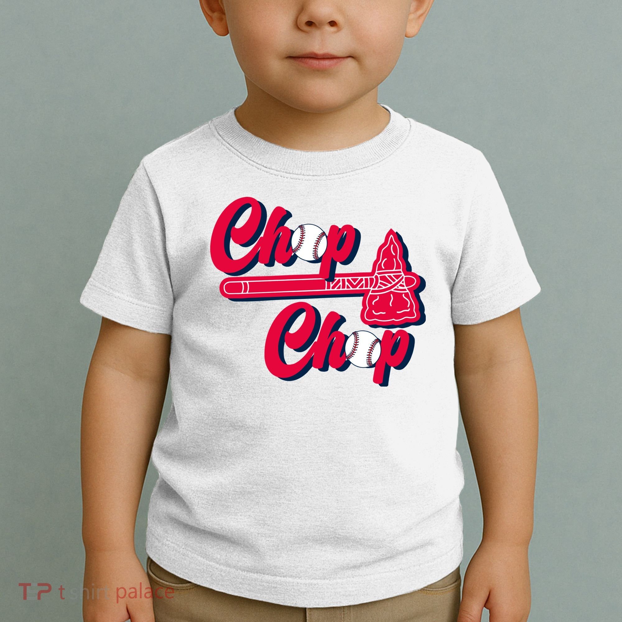 Chop Chop Atlanta Baseball Lover Fan Toddler T-Shirt