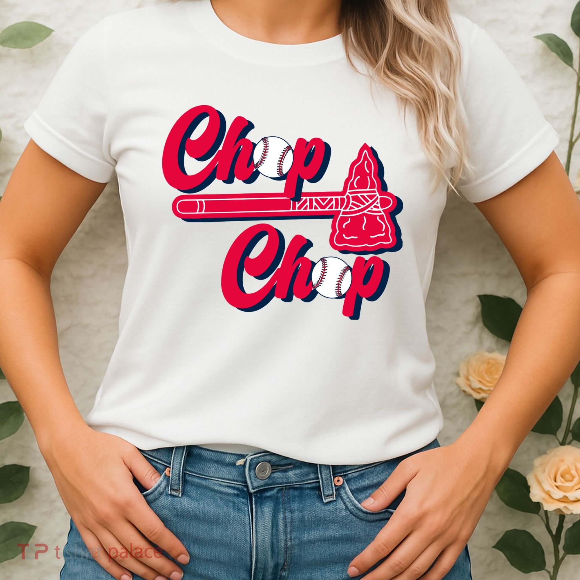 Chop Chop Atlanta Baseball Lover Fan Women's T-Shirt