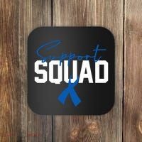 Colon Cancer Awareness Support Squad Coaster thumb 0