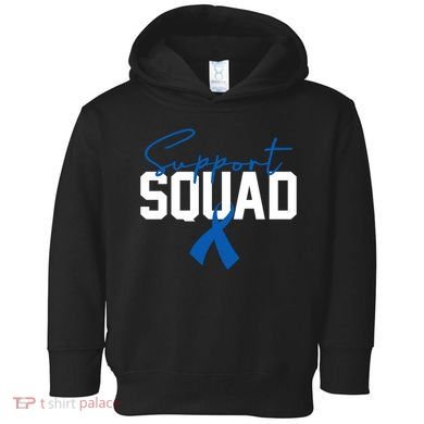 Colon Cancer Awareness Support Squad Toddler Hoodie