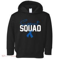 Colon Cancer Awareness Support Squad Toddler Hoodie thumb 0