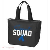 Colon Cancer Awareness Support Squad Tote Bag thumb 3