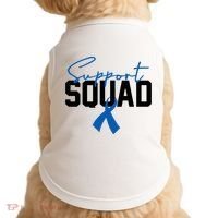 Colon Cancer Awareness Support Squad Doggie Tank thumb 0
