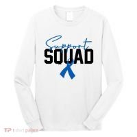 Colon Cancer Awareness Support Squad Long Sleeve Shirt thumb 0