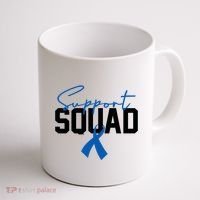 Colon Cancer Awareness Support Squad Coffee Mug thumb 1