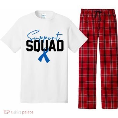 Colon Cancer Awareness Support Squad Pajama Set