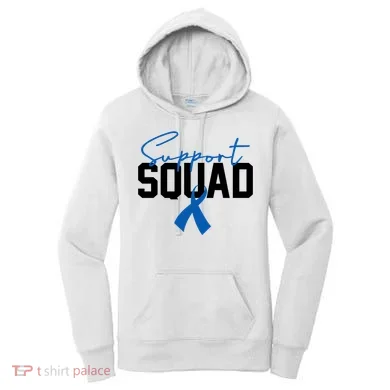 Colon Cancer Awareness Support Squad Women's Hoodie