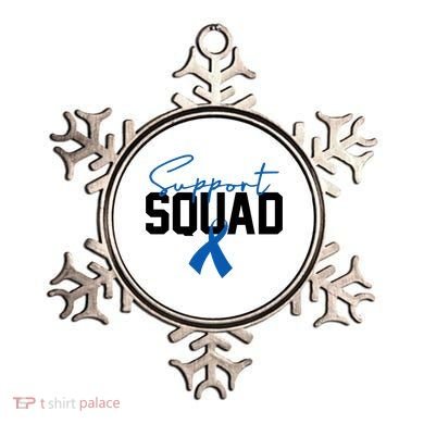 Colon Cancer Awareness Support Squad Ornament
