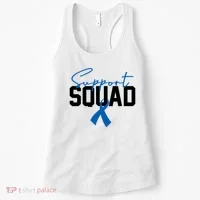 Colon Cancer Awareness Support Squad Women's Tank Top thumb 0