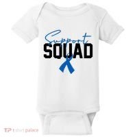 Colon Cancer Awareness Support Squad Baby Bodysuit thumb 0