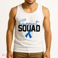 Colon Cancer Awareness Support Squad Tank Top thumb 3