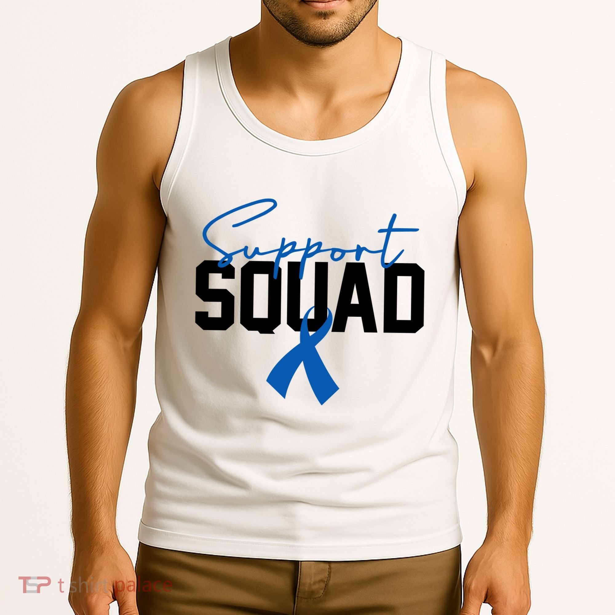 Colon Cancer Awareness Support Squad Tank Top