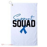 Colon Cancer Awareness Support Squad Golf Towel thumb 0