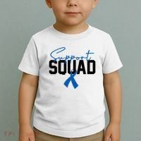 Colon Cancer Awareness Support Squad Toddler T-Shirt thumb 2