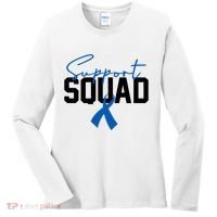 Colon Cancer Awareness Support Squad Women's Long Sleeve Shirt thumb 0