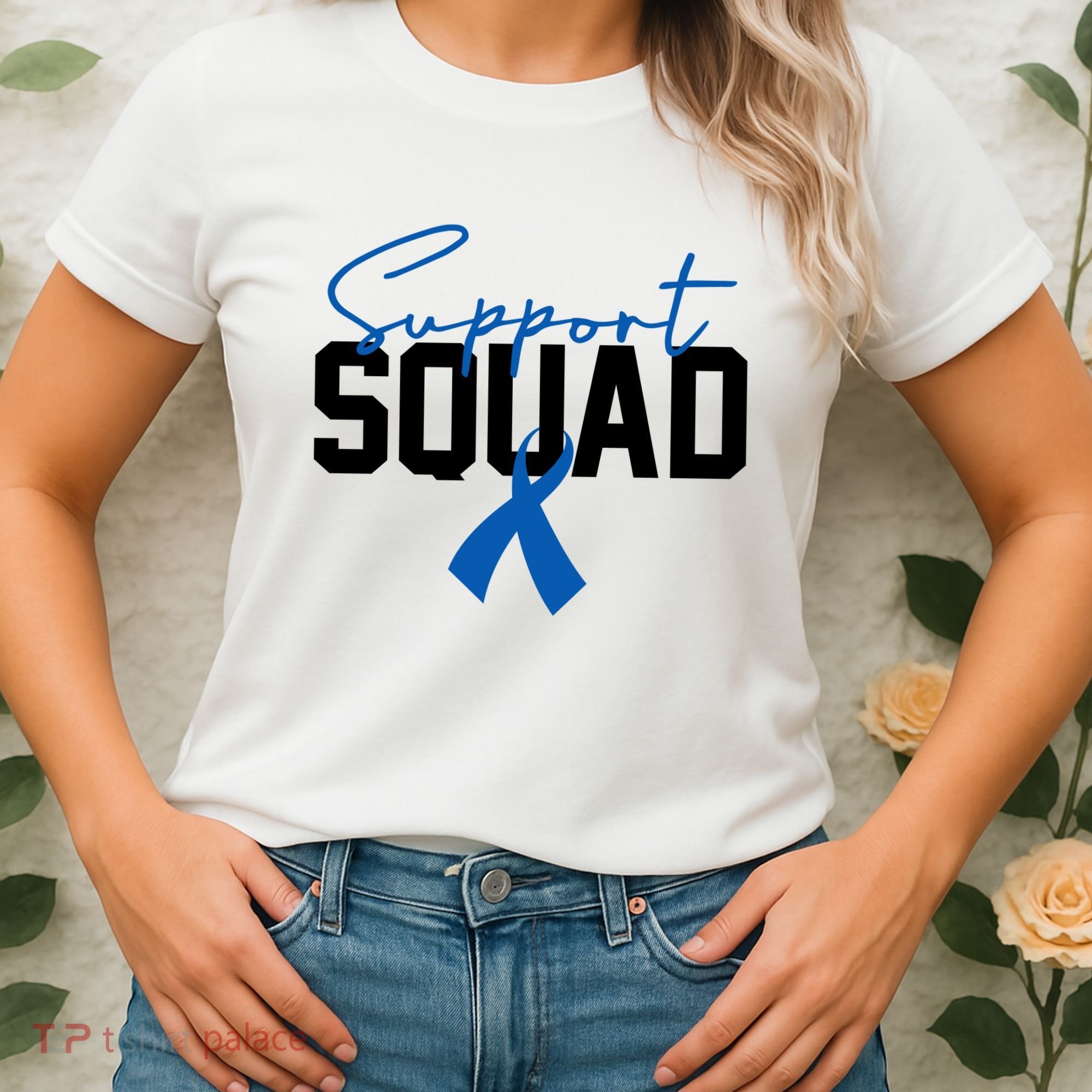 Colon Cancer Awareness Support Squad Women's T-Shirt