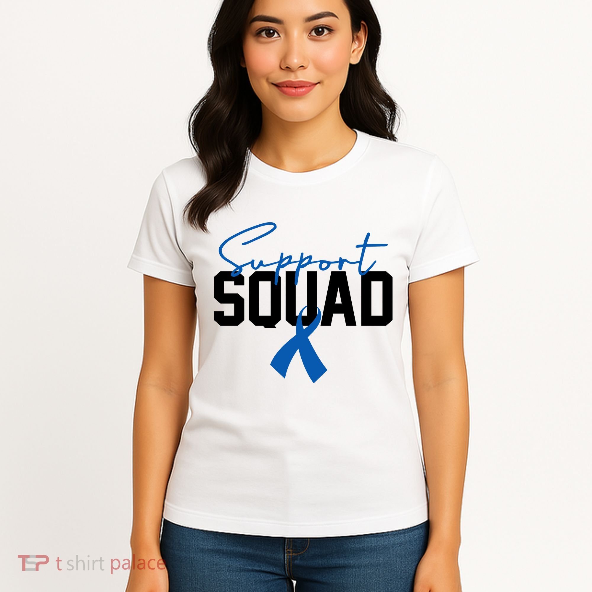 Colon Cancer Awareness Support Squad Women's T-Shirt