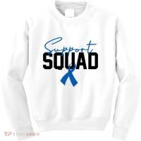 Colon Cancer Awareness Support Squad Kids Sweatshirt thumb 0