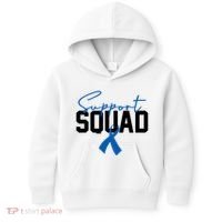 Colon Cancer Awareness Support Squad Kids Hoodie thumb 0