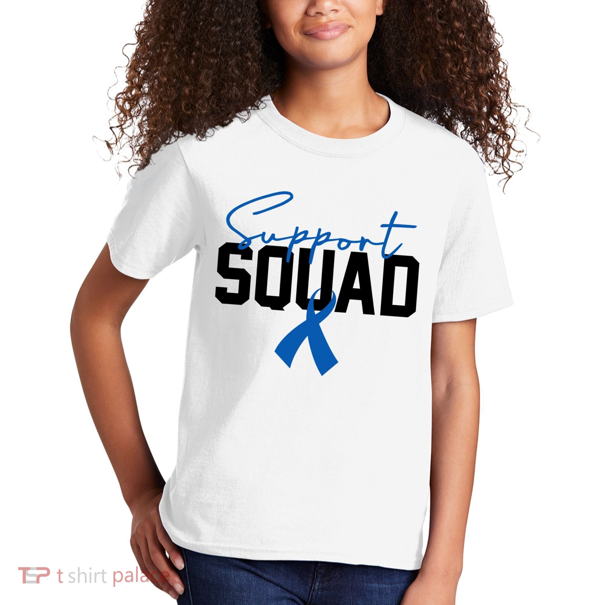Colon Cancer Awareness Support Squad Kids T-Shirt