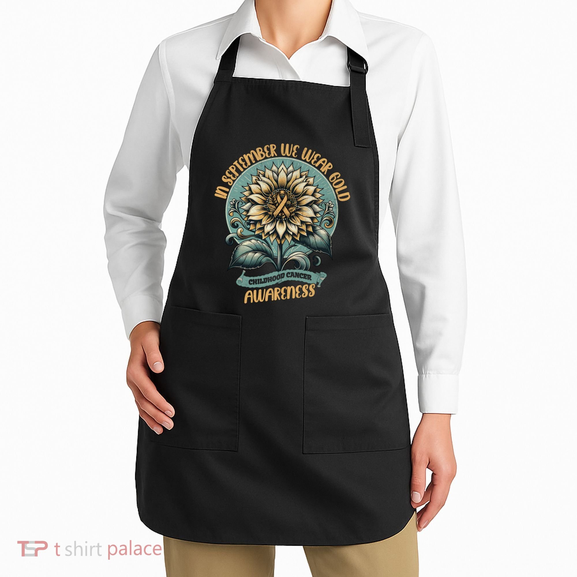 Childhood Cancer Awareness In September Gift Apron