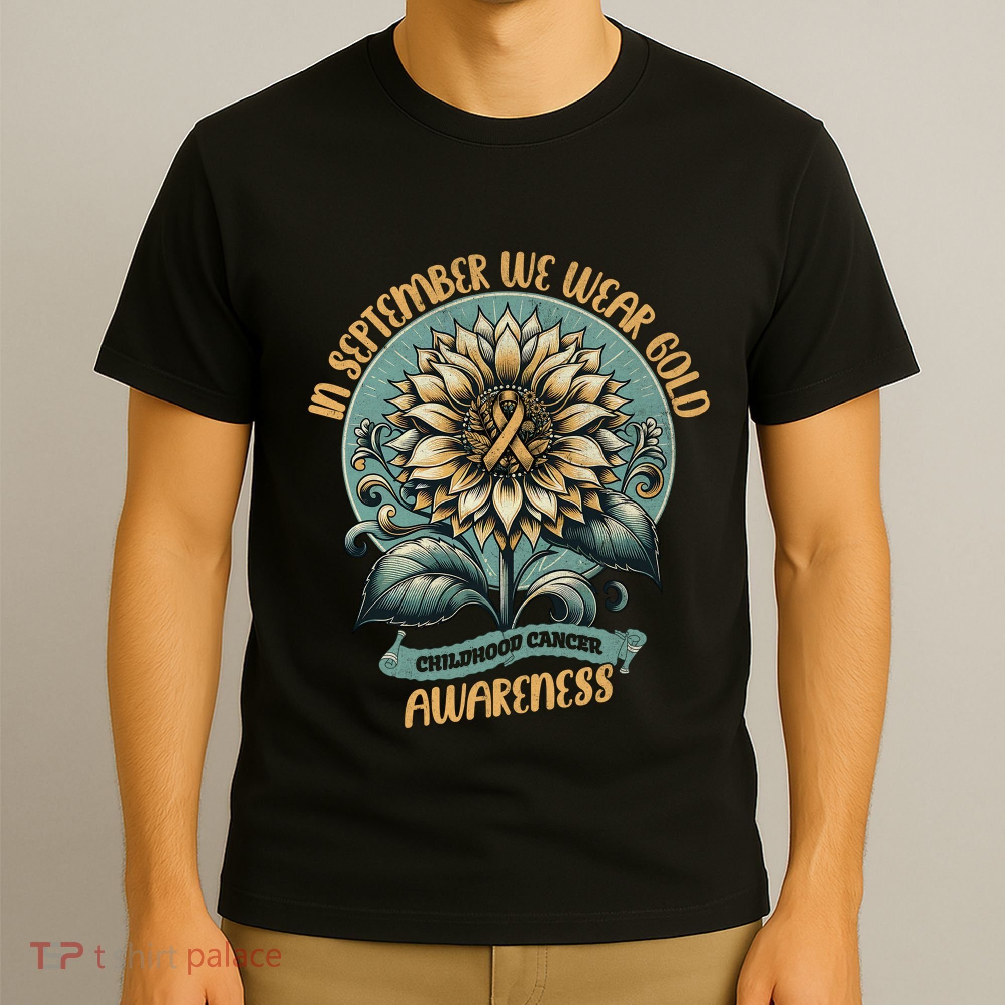 Childhood Cancer Awareness In September Gift T-Shirt