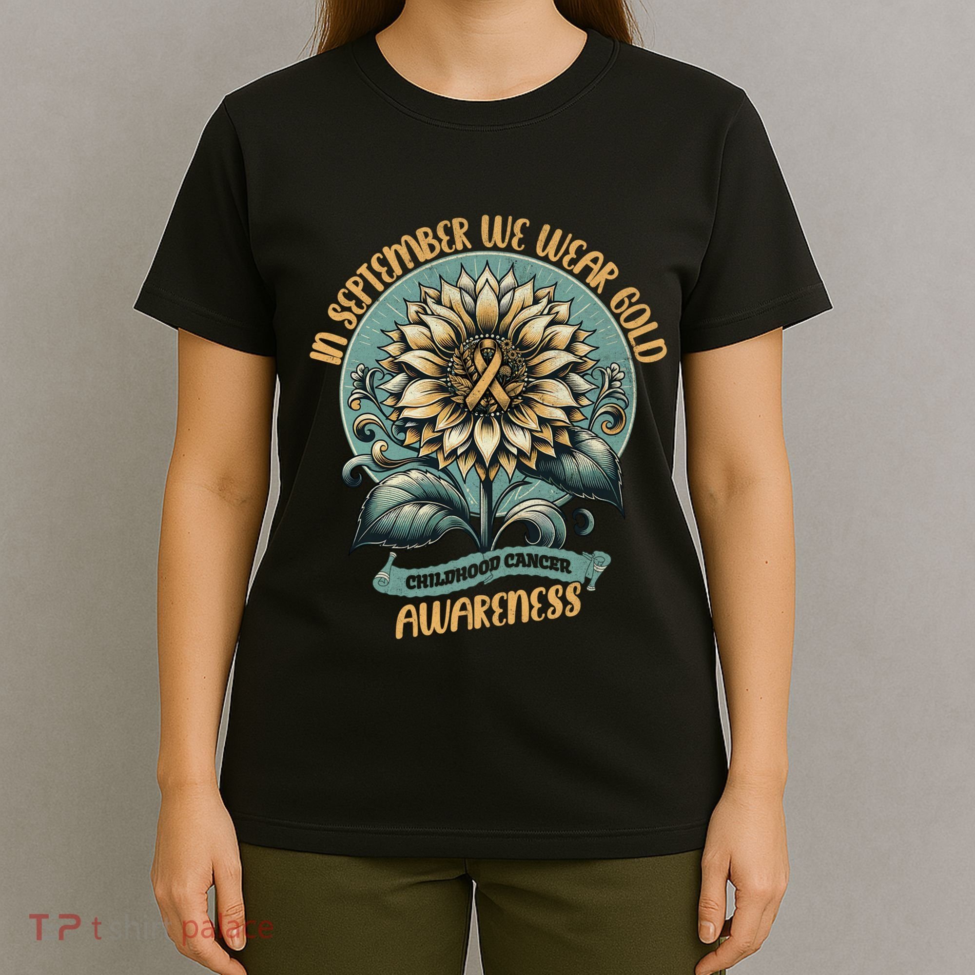 Childhood Cancer Awareness In September Gift T-Shirt