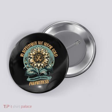 Childhood Cancer Awareness In September Gift Button