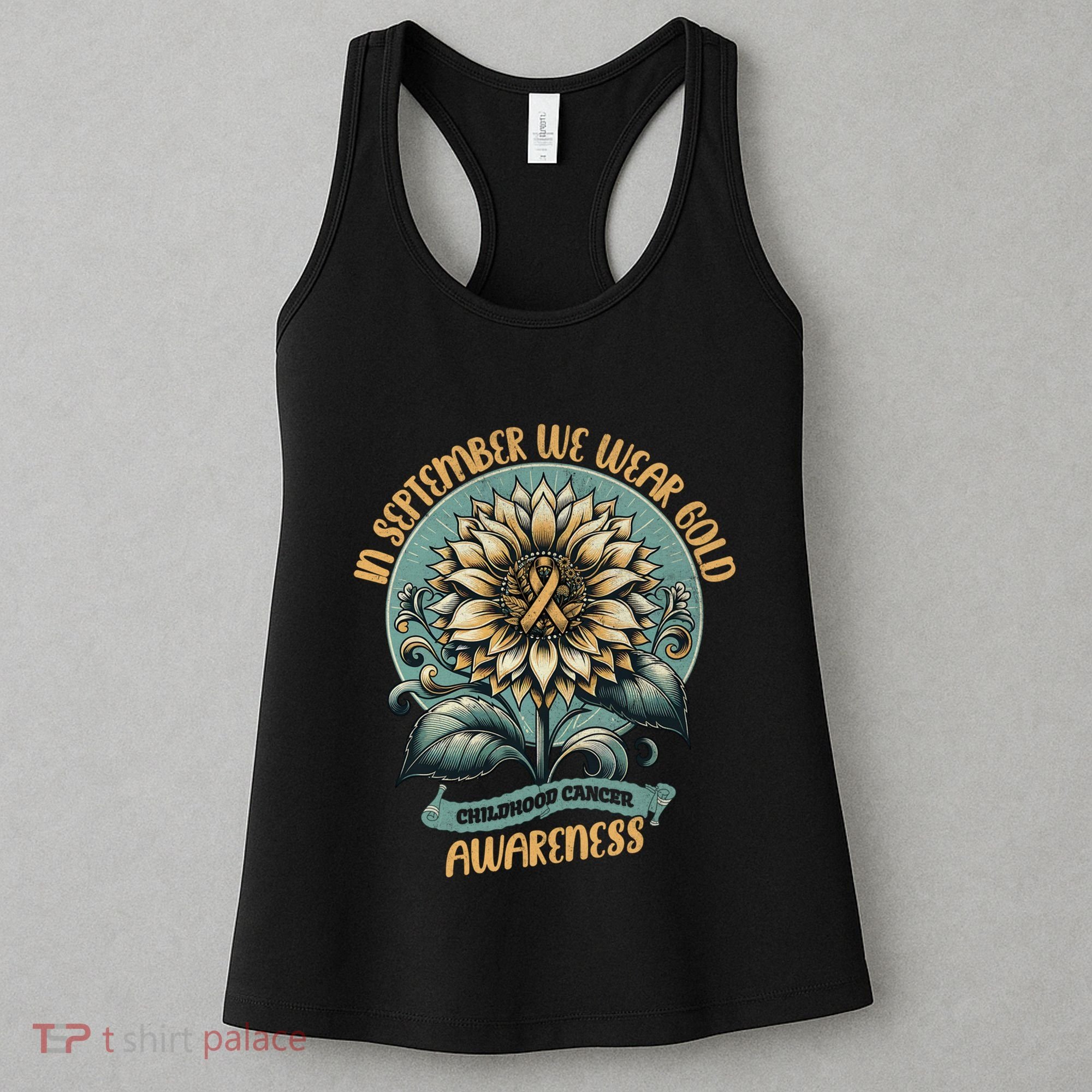 Childhood Cancer Awareness In September Gift Women's Tank Top