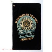 Childhood Cancer Awareness In September Gift Golf Towel thumb 0