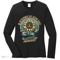 Childhood Cancer Awareness In September Gift Women's Long Sleeve Shirt thumb 0