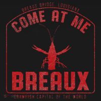 Crawfish Come At Me Breaux Bridge Louisiana Funny Festival Visor thumb 3