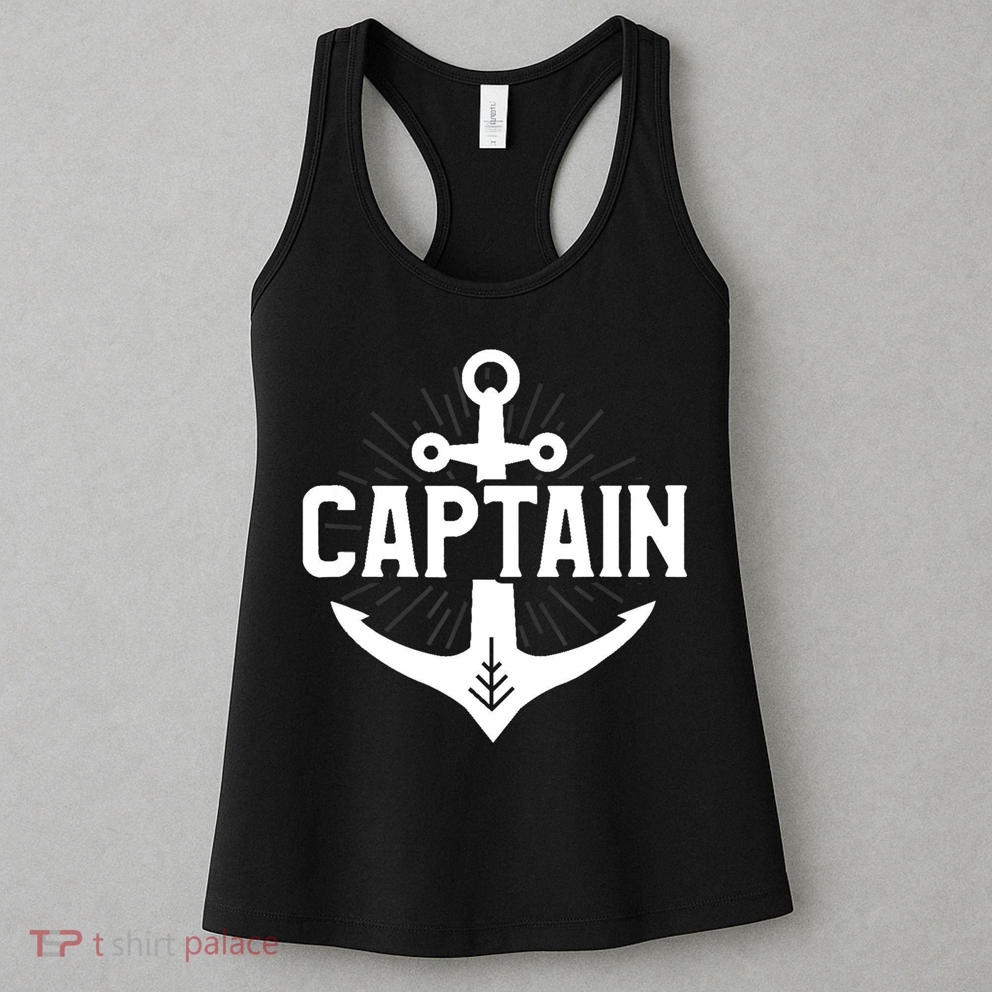 Cute Captain Anchor I Am The Captain Of This Boat Cruising Women's Tank Top