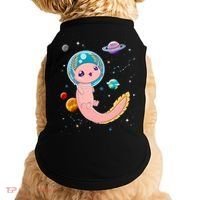 Cute Creepy Anime Pastel Goth Clothes Space Axolotl Kawaii Doggie Tank thumb 0